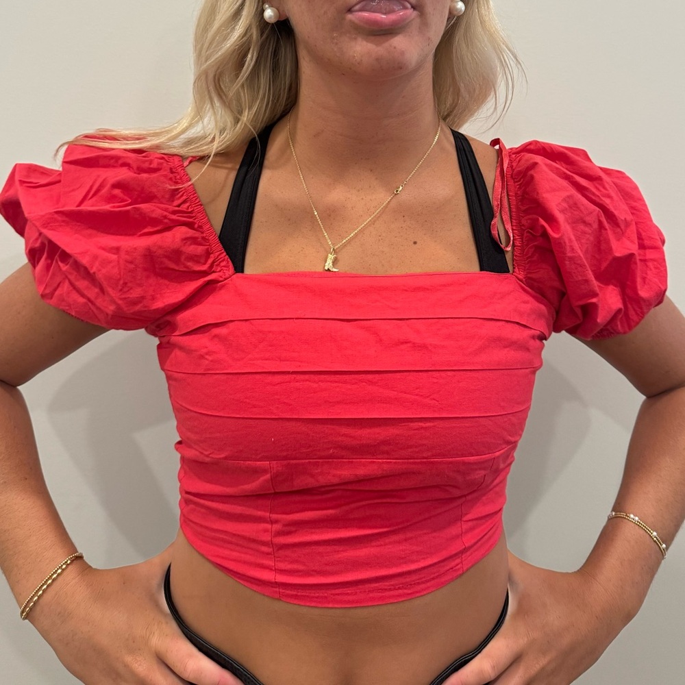 PINK PREPPY TOP